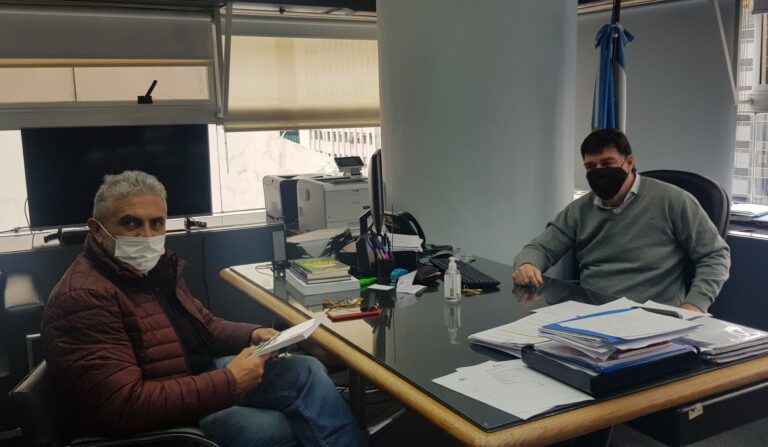 El Diputado Carlos Ponce se reunió con el Secretario de Trabajo de la Nación.