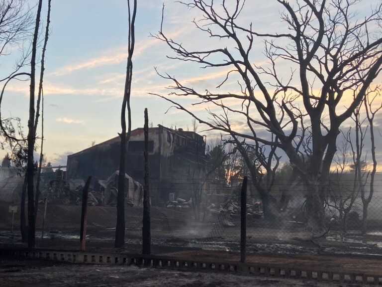 Extinguieron el incendio en la fábrica de pintura