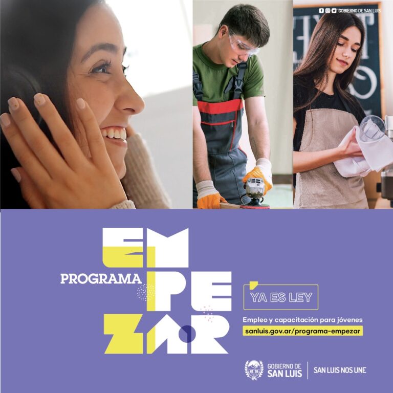 El Programa Empezar brindará herramientas y espacios para generar puestos de trabajo para los jóvenes