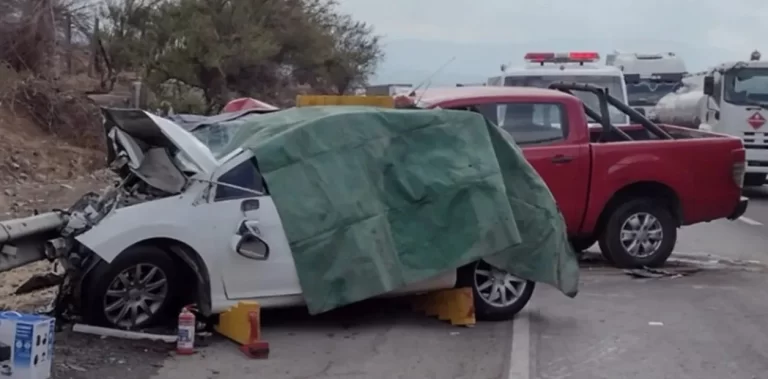 Una familia destruida por un choque en Chile