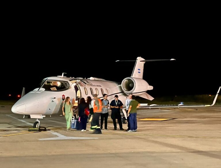 El aeropuerto del Valle de Conlara cumplió un rol clave en un operativo de ablación de órganos