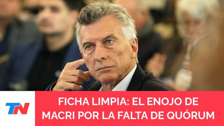 Mauricio Macri habló de Ficha Limpia: “Este Gobierno defraudó a todos los argentinos, es el único responsable”