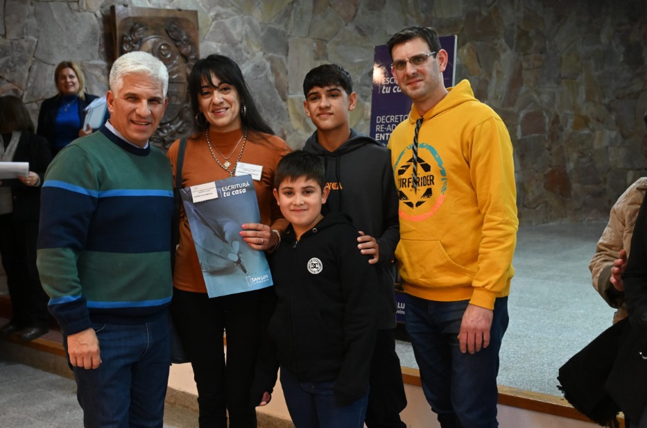 El Gobierno provincial otorgó seguridad jurídica a más de 120 familias sanluiseñas