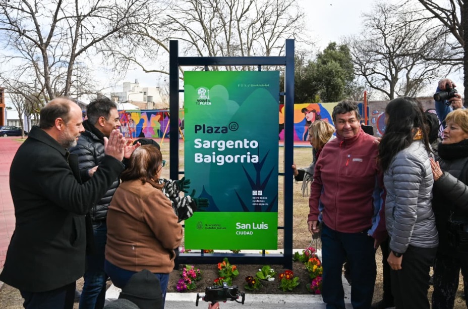 La Municipalidad reacondicionó la histórica plaza Sargento Baigorria