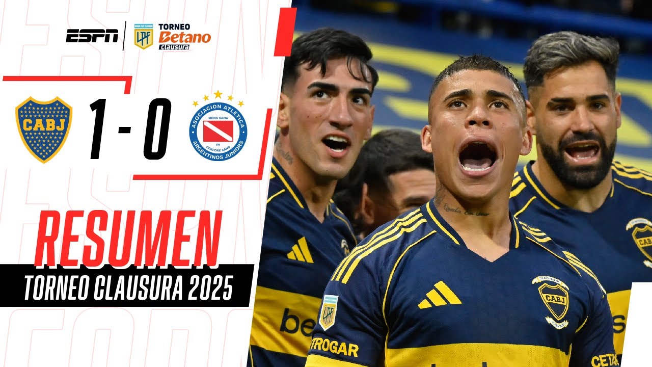Con gol de Ayrton Costa, Boca Juniors le ganó a Argentinos y se clasificó a las semifinales del Clausura